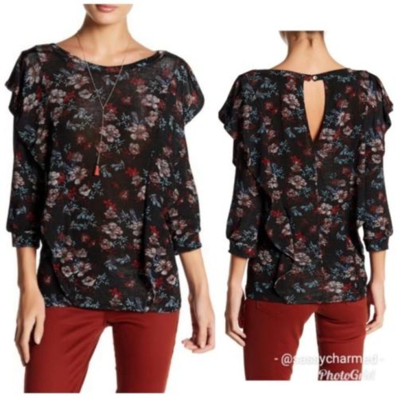Free People Tops - Free People womens Dock Street Ruffled Top